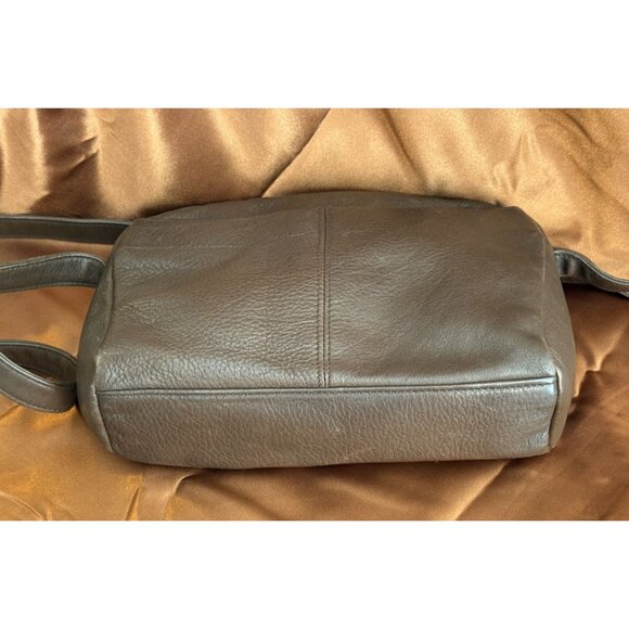 Vintage Leather Etienne Aigner Small Crossbody Purse Chocolate Brown - Picture 7 of 12